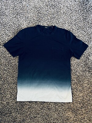 #ad Theory Brand Ombre Blue Shirt