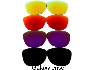 #ad Galaxy Replacement Lenses For Oakley Frogskins Blackamp;Purpleamp;Redamp;Gold 4PAIRS