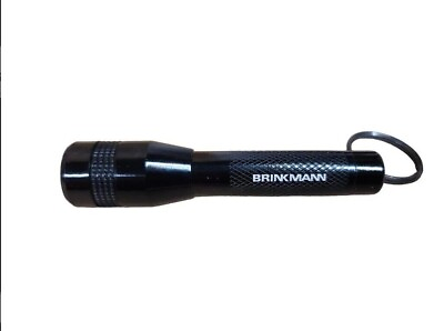 #ad VINTAGE NOS BRINKMANN BLACK MAX Mini Flashlight Black USA 10 Flashlights