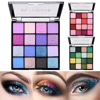 #ad 16 color Eyeshadow Pearlescent Matte Palette Eye Shadow Long Makeup LastingHOT