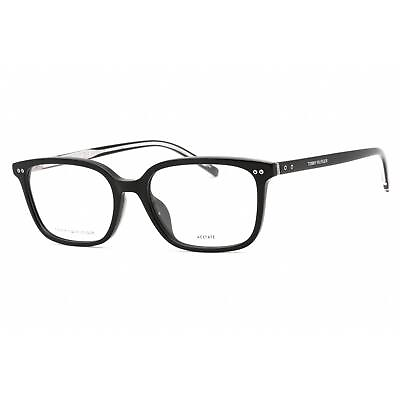 #ad Tommy Hilfiger Men#x27;s Eyeglasses Black Plastic Full Rim Frame TH 1870 F 0807 00