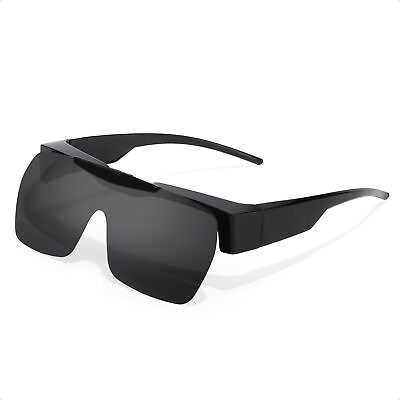#ad LVIOE Polarized Flip Up Sunglasses Fit Over Prescription Glasses for Men Women W