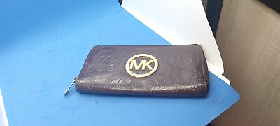 #ad Michael Kors Black Monogram Wallet