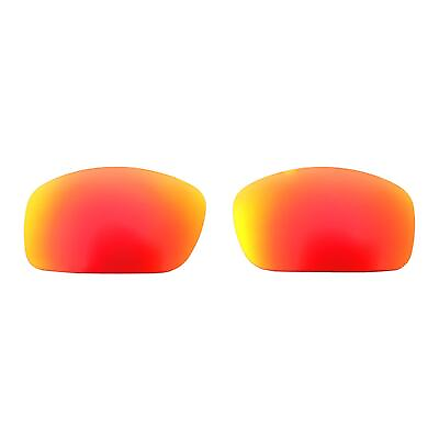 #ad New Walleva Fire Red Polarized Replacement Lenses For Spy Optic Piper Sunglasses