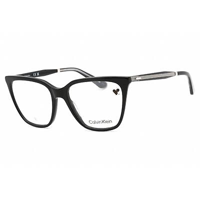 #ad Calvin Klein Women#x27;s Eyeglasses Black Full Rim Frame Clear Lens CK23513 001