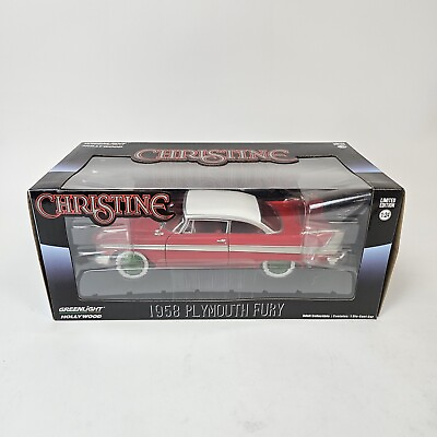 #ad Greenlight Hollywood Christine 1958 Plymouth Fury 1 24 84071 Chase Car New