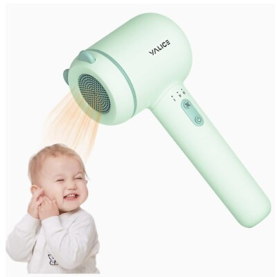 #ad Yalice Kids Infant Hair Dryer Low Noise Gentle Heat for Skin Green Bear