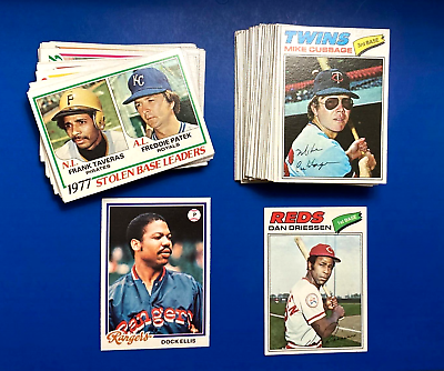 #ad 1977 1978 Topps 68 Baseball cards W Stars HOF NO DUPES EXNM FREE SHIP