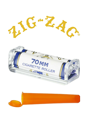 #ad Zig Zag 70mm Roller Rolling Machine Single Wide 1.0 w free DoobieTube USA SHPD $5.48