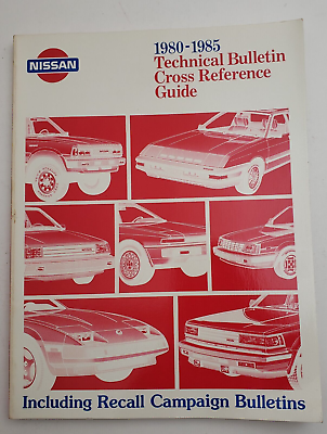 #ad 1980 1985 Technical Bulletin Cross Reference Guide Nissan Motor Co