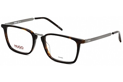 #ad New Hugo Boss HG1033 086 Rectangle Dark Havana Eyeglasses Authentic