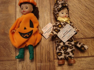 #ad NEW Halloween Leopard PUMKIN Costume McDonald#x27;s Doll Blink Eyes Alexander 2003