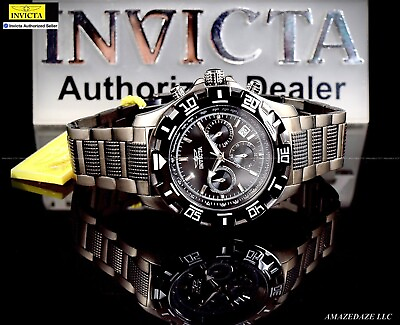 #ad NEW Invicta Men#x27;s 46mm Chronograph COMBAT PYTHON Stainless Steel Watch