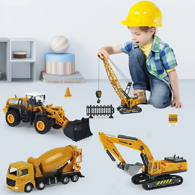 #ad Diecast Construction 1:50 Truck Vehicle Toy Scale Toys Model Excavator