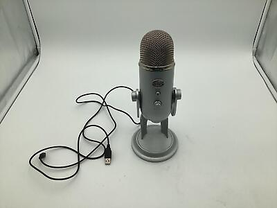 #ad Blue Yeti 988 000103 Silver Microphone with USB Mini B to USB wire