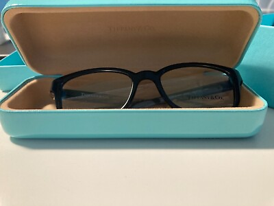 #ad Tiffany Co. Black Glasses Frame Brand New In Box  $150.00