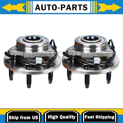 #ad Front Wheel Bearing Hub Assembly 2PCS For Chevrolet Tahoe 6.2L 2008 2009