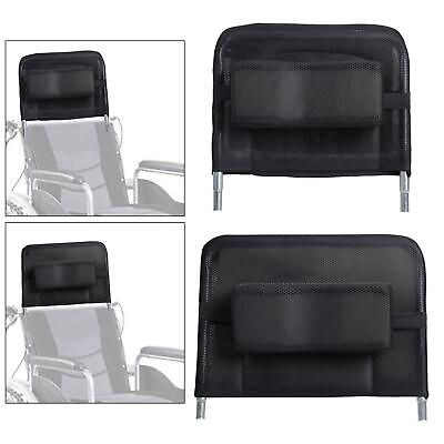 #ad Universal Headrest Support System Seat Back Cushion Breathable Comfortable