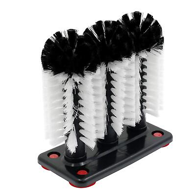 #ad Bonsicoky Glass Washer Brush Cleaner Bristle Brush with 3 Brushe heads amp; Suct...