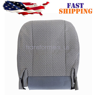 #ad For 2003 2014 Chevy Express amp; GMC Savana Work Van Driver Bottom Cloth Seat Cover