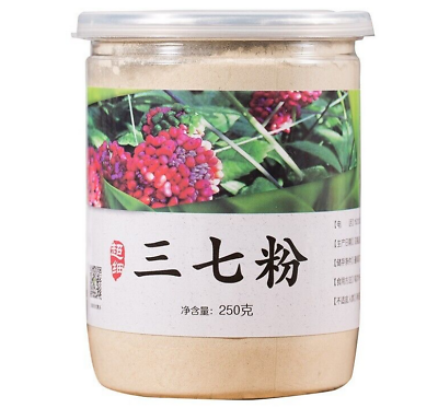 #ad 250g Organic Radix Panax Notoginseng Sanqi Powder Sanchi Tienchi Ginseng