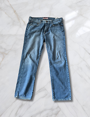 #ad Tommy Hilfiger Mens Jeans 36x30 Baggy Wide Leg Y2K