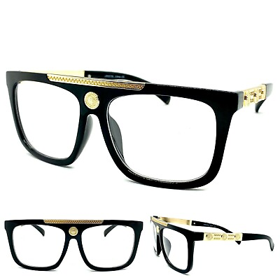#ad Men#x27;s Classic Elegant Modern Retro Hip Hop Fashion Clear Lens Eye Glasses Frames