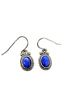 #ad HANDCRAFTED LAPIS LAZULI SMALL DROP EARRINGS