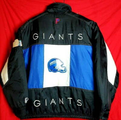 #ad vintage PRO PLAYER Men XXGD XXL NFL NY NEW YORK GIANTS jacket