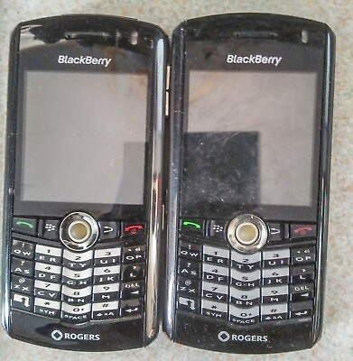 #ad 2 Vintage Blackberry Phones 8100