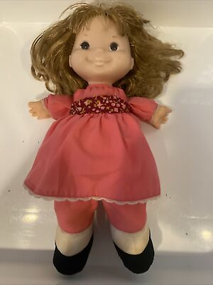 #ad Vintage Fisher Price 1973 Natalie Doll Original Outfit Pink See Pics