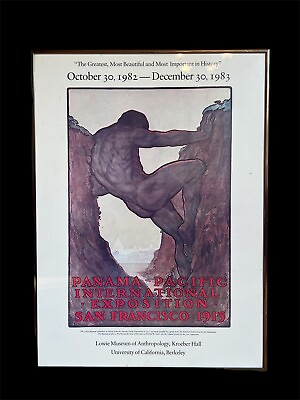 #ad PERHAM WILHELM NAHL PANAMA PACIFIC INTERNATIONAL EXPOSITION 1915 POSTER BERKELEY $280.00