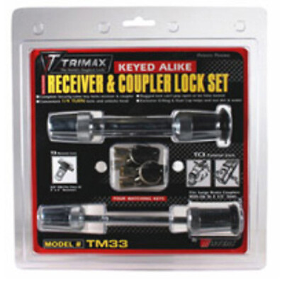 #ad Trimax 5 8quot; Receiver Lock amp; 3 1 2quot; Span Coupler Lock Tm33