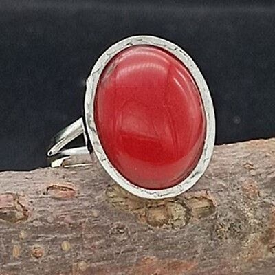 #ad Carnelian Gemstone Ring 925 Sterling Silver Handmade Gemstone Jewelry Gift Ring