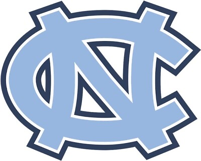 #ad North Carolina Tarheels Logo Die Cut Laminated Vinyl Sticker Decal NCAA