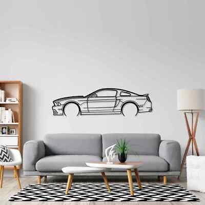 #ad Mustang GT 2013 Detailed Acrylic Silhouette Wall Art Made In USA $58.49