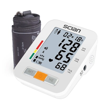 #ad Scian LCD Blood Pressure Monitor Upper Arm Automatic Machine BP Cuff Gauge Pulse $24.99