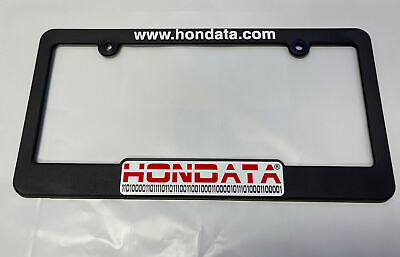 #ad GENUINE LICENSE PLATE FRAME w HONDATA SUPPORT YOUR MODS:s300 kpro flash pro cpr
