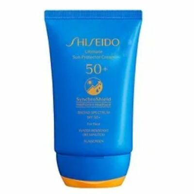 #ad Shiseido Ultimate Sun Protector Cream SynchroShield SPF 50 2oz 50ml New