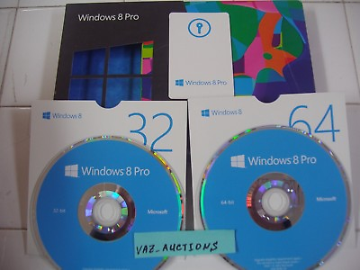 #ad Microsoft Windows 8 Professional Full Upgrade 32Bit amp; 64Bit DVD MS =NEW RETAIL=