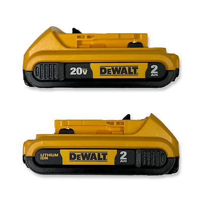 #ad 2 Pack Dewalt DCB203 20 volt 2 amp Battery DCB203 2 NEW