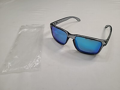 #ad Oakley 9244 Holbrook A Crystal Black Ice Iridium Polarized Sunglasses