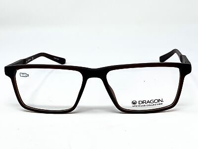 #ad New DRAGON DR9003 Pure Matte Brown Square Mens Eyeglasses Frame 58 17 150