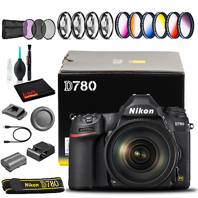 #ad Nikon D780 DSLR Camera with 24 120mm Lens International Model with Filter Set