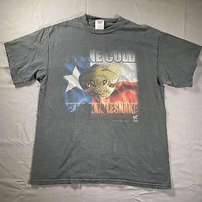 #ad Vintage Stone Cold Shirt Steve Austin 3:16 Tee XL Texas Rattlesnake WWF 1998