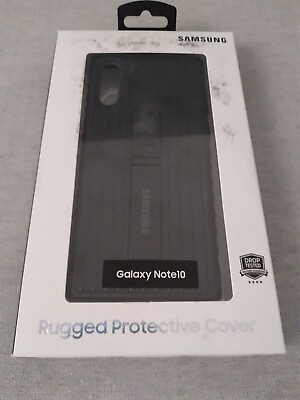 #ad Samsung Rugged Protective Cover for Samsung Galaxy Note10 Black