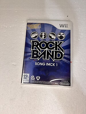 #ad Game Nintendo Wii New Rock Band Song Pack 1 Legend