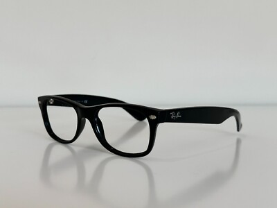#ad Ray Ban RB 2132 901 New Wayfarer Square Black Sunglasses Frame Only 52 18