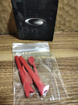 #ad Authentic Oakley Radar Earsock Nosespace Kit Sunglass Accessories Red One Size