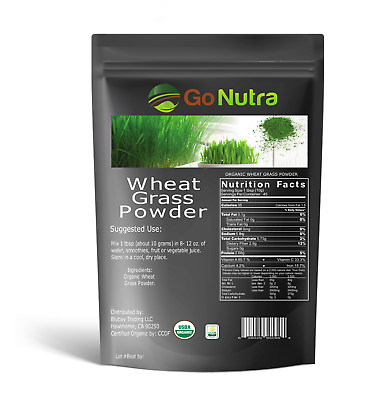 #ad Wheat Grass Powder 1 lb USDA Certified Organic Non Gmo Greens Superfood